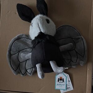 Jellycat Black and White Bat Plush